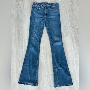 Carmar flare jeans women’s 29 mid rise stretch elevated basics